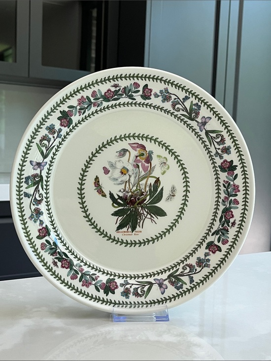 Portmeirion Other - Portmeirion Dinner Plate. Botanic Variations 10.5" Christmas Rose. Like New.
